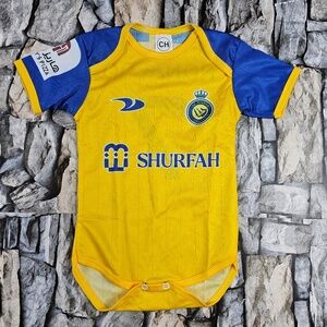 Al Nassr Baby Jersey, Ronaldo #7 Al Nassr Soccer